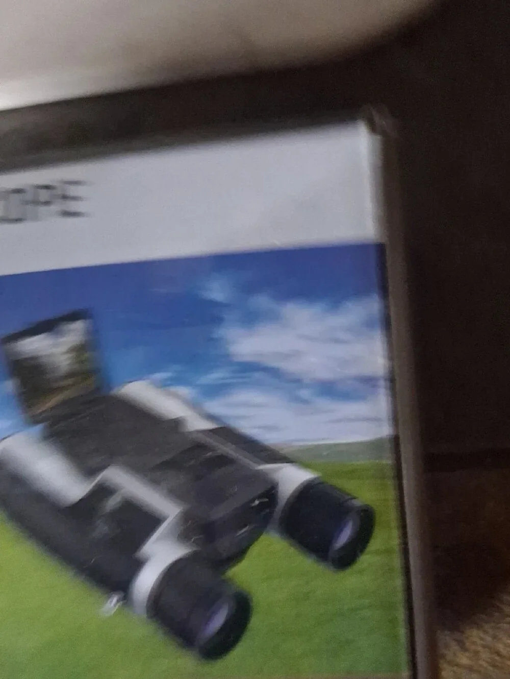 DT-21 Digital Telescope Binoculars - Black and White